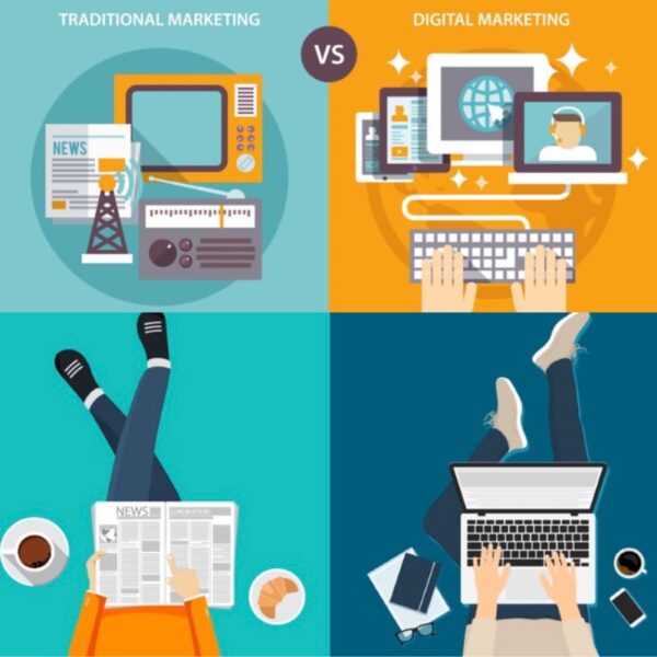 تفاوت بازاریابی دیجیتال و سنتی